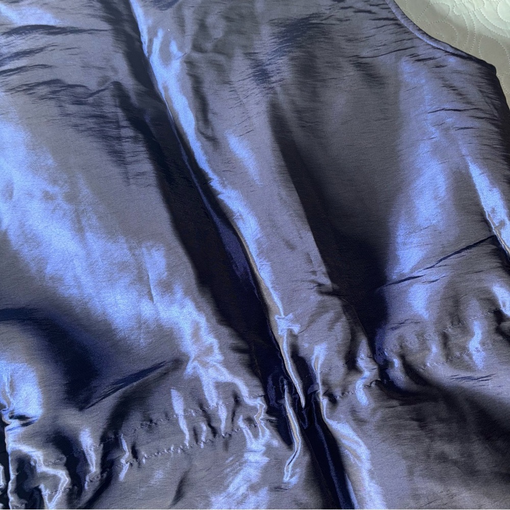Coldwater Creek Blue Sleeveless Jacket - Picture 9 of 10